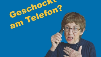 Geschockt am Telefon